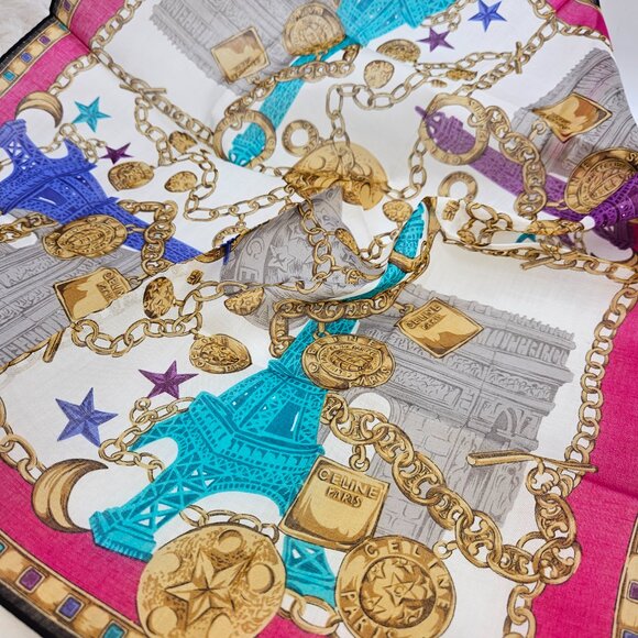 CΓ©line Designer handkerchief - Picture 6 of 9